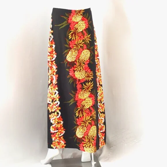 Hilo Hattie The Hawaiian Original 1970's Pineapple Skirt - Hawaii - Picture 3 of 5